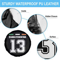 Funny Clara O'cocktail 13 Spare Tire Cover Irish Name Ireland Party St. Patricks Day Drinking Pub