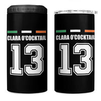 Funny Clara O'cocktail 13 4 in 1 Can Cooler Tumbler Irish Name Ireland Party St. Patricks Day Drinking Pub