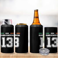 Funny Clara O'cocktail 13 4 in 1 Can Cooler Tumbler Irish Name Ireland Party St. Patricks Day Drinking Pub