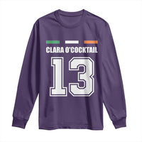 Funny Clara O'cocktail 13 Long Sleeve Shirt Irish Name Ireland Party St. Patricks Day Drinking Pub
