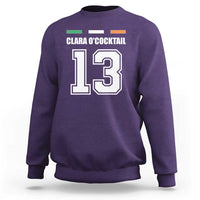 Funny Clara O'cocktail 13 Sweatshirt Irish Name Ireland Party St. Patricks Day Drinking Pub
