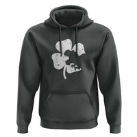 St Patricks Day Dinosaur Rex Hoodie Dino in Lucky Shamrock