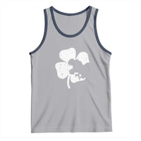 St Patricks Day Dinosaur Rex Tank Top Dino in Lucky Shamrock