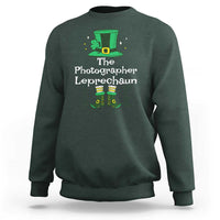The Photographer Leprechaun Matching Group Sweatshirt Festive St Patricks Day Squad Photographers