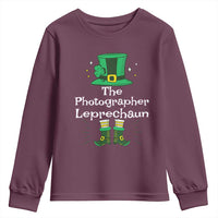 The Photographer Leprechaun Matching Group Youth Sweatshirt Festive St Patricks Day Squad Photographers