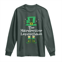 The Hairdresser Leprechaun Matching Group Long Sleeve Shirt Festive St Patricks Day Squad Hairdressers