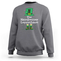 The Hairdresser Leprechaun Matching Group Sweatshirt Festive St Patricks Day Squad Hairdressers