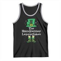 The Hairdresser Leprechaun Matching Group Tank Top Festive St Patricks Day Squad Hairdressers
