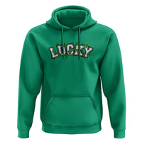St Patricks Day Lucky Shamrock Hoodie Vintage Minimalist