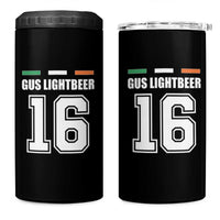 Funny Gus Lightbeer 16 4 in 1 Can Cooler Tumbler Ireland Irish Name St. Patricks Day Drinking Pub