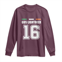 Funny Gus Lightbeer 16 Long Sleeve Shirt Ireland Irish Name St. Patricks Day Drinking Pub