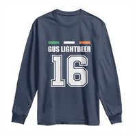 Funny Gus Lightbeer 16 Long Sleeve Shirt Ireland Irish Name St. Patricks Day Drinking Pub