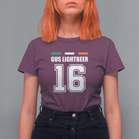 Funny Gus Lightbeer 16 T Shirt For Women Ireland Irish Name St. Patricks Day Drinking Pub