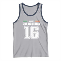 Funny Gus Lightbeer 16 Tank Top Ireland Irish Name St. Patricks Day Drinking Pub