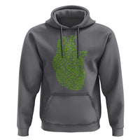 Lucky Shamrocks Heart Hoodie Anatomical Anatomy St Patrick's Day