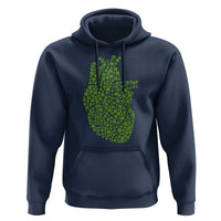 Lucky Shamrocks Heart Hoodie Anatomical Anatomy St Patrick's Day