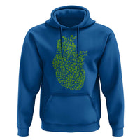 Lucky Shamrocks Heart Hoodie Anatomical Anatomy St Patrick's Day