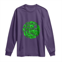 Lucky Shamrock Basketball Long Sleeve Shirt Clover Irish St Patrick's Day Sport Lover