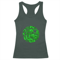 Lucky Shamrock Basketball Racerback Tank Top Clover Irish St Patrick's Day Sport Lover
