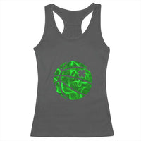 Lucky Shamrock Basketball Racerback Tank Top Clover Irish St Patrick's Day Sport Lover