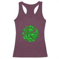 Lucky Shamrock Basketball Racerback Tank Top Clover Irish St Patrick's Day Sport Lover