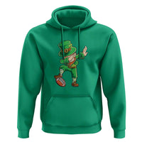 Dabbing Leprechaun Football Hoodie St Patricks Day Sports Lover