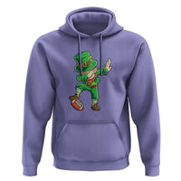 Dabbing Leprechaun Football Hoodie St Patricks Day Sports Lover
