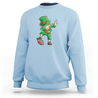Dabbing Leprechaun Football Sweatshirt St Patricks Day Sports Lover