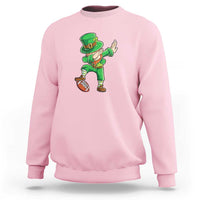 Dabbing Leprechaun Football Sweatshirt St Patricks Day Sports Lover