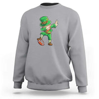 Dabbing Leprechaun Football Sweatshirt St Patricks Day Sports Lover