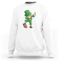 Dabbing Leprechaun Football Sweatshirt St Patricks Day Sports Lover