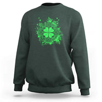 Celtic Knot Irish Shamrock Sweatshirt St Patricks Day