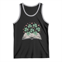 St Patricks Day Book Lover Tank Top Librarian Core Lucky Shamrocks