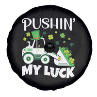 St Patricks Day Boys Truck Spare Tire Cover Pushing My Luck Tractor Toy Lover