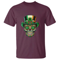 San Patties Irish Sugar Skull T Shirt St Patricks Day Of The Dead