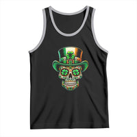San Patties Irish Sugar Skull Tank Top St Patricks Day Of The Dead