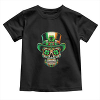San Patties Irish Sugar Skull Toddler T Shirt St Patricks Day Of The Dead