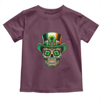 San Patties Irish Sugar Skull Toddler T Shirt St Patricks Day Of The Dead