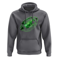 Lucky Shamrock Football Hoodie Irish Clover St Patricks Day Sport Lover