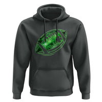 Lucky Shamrock Football Hoodie Irish Clover St Patricks Day Sport Lover