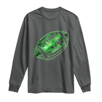 Lucky Shamrock Football Long Sleeve Shirt Irish Clover St Patricks Day Sport Lover