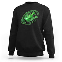 Lucky Shamrock Football Sweatshirt Irish Clover St Patricks Day Sport Lover