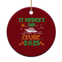 St Patricks Day Cruise Squad 2025 Matching Family Ceramic Ornament - Wonder Print Shop