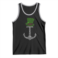 Lucky Shamrock Anchor Tank Top Leprechaun Cruise Squad St. Patrick's Day