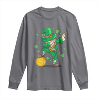 Cute Dabbing Leprechaun Long Sleeve Shirt Funny St Patricks Day