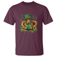 Cute Dachshund Leprechaun T Shirt Shamrock St. Patrick's Day Dog Lover