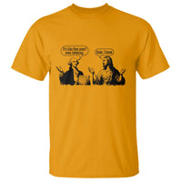 Funny George Washington and Jesus Conversation T Shirt Dude I Know Founding Values and Faith Political Commentary