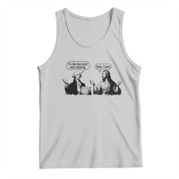 Funny George Washington and Jesus Conversation Tank Top Dude I Know Founding Values and Faith Political Commentary