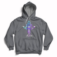 Dragonfly Cross Jesus Faith Christian God Believer Spiritual Religious Shirt, Dragonfly T-shirt, Dragonfly Gift, Insect Lover Shirt, Spiritual Shirt, Nature Lover Gift Hoodie - Wonder Print Shop