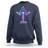 Dragonfly Cross Jesus Faith Christian God Believer Spiritual Religious Shirt, Dragonfly T-shirt, Dragonfly Gift, Insect Lover Shirt, Spiritual Shirt, Nature Lover Gift Sweatshirt - Wonder Print Shop